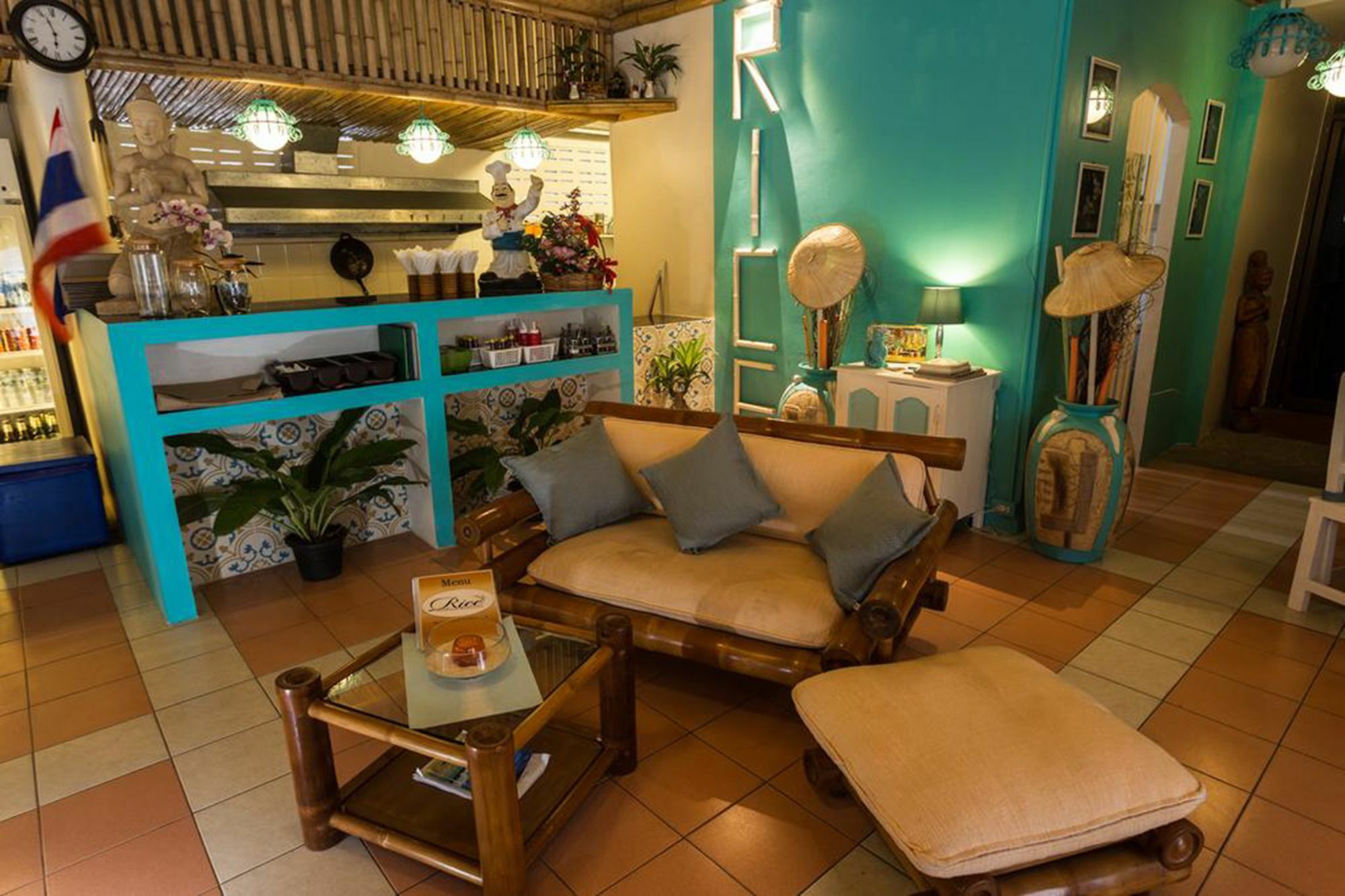 Rice Rooms And Restaurant Pantai Kata Luaran gambar